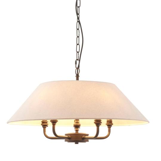 mediterran etkezo lampa ot izzos csillar vilagitas klasszikus country vintage textil lampaernyos fuggesztek haloszoba etkezo.jpg